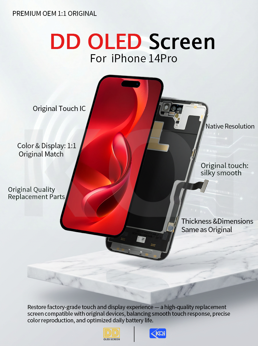 Premium OEM 1:1 Original OLED Screen for iPhone 14 Pro