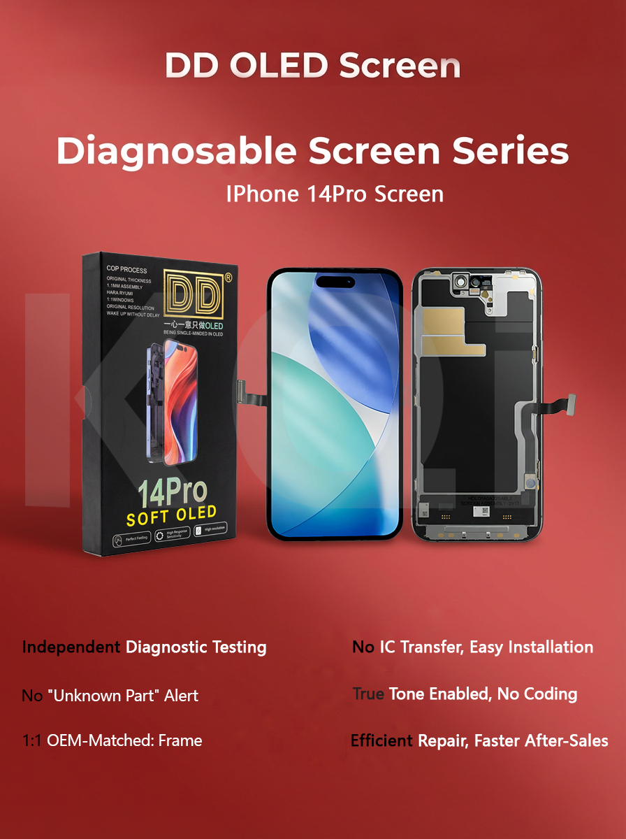 iPhone 14 Pro DD OLED Diagnosable Screen Replacement