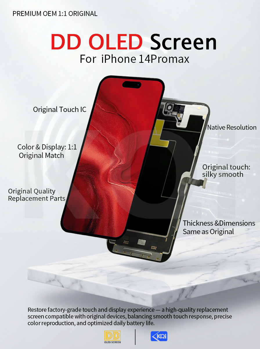 Premium OEM 1:1 Original OLED Screen for iPhone 14 Pro Max