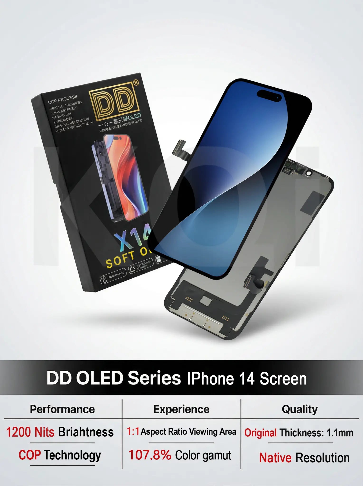 iPhone 14 DD OLED Soft Screen Replacement